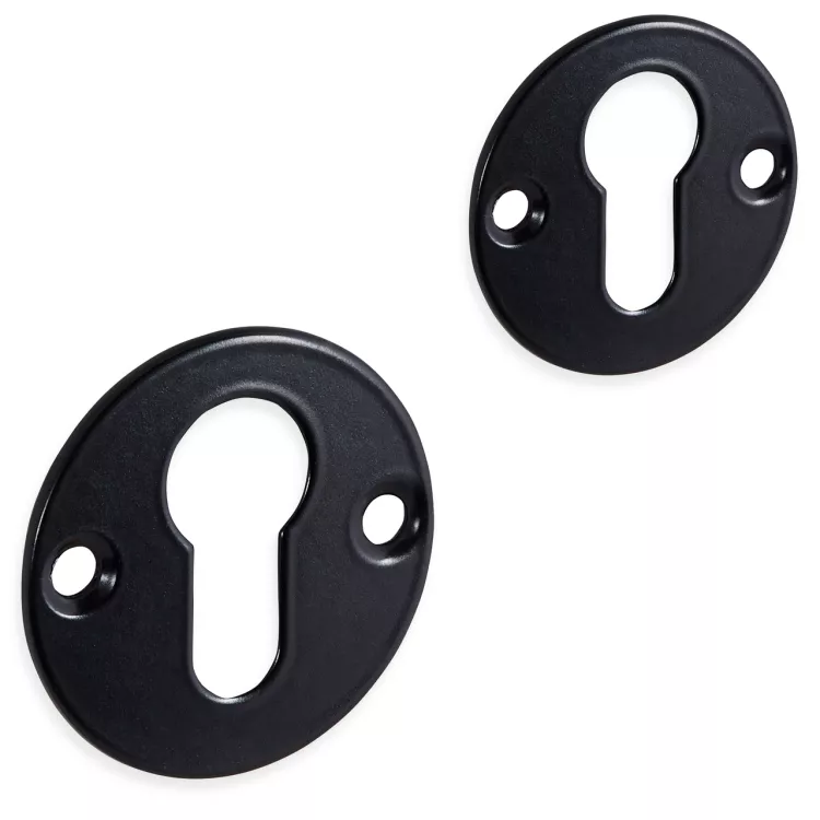 Mazovia rozet set - cilinder - rond- mat zwart