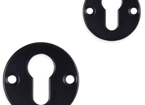 Mazovia rozet set - cilinder - rond- mat zwart