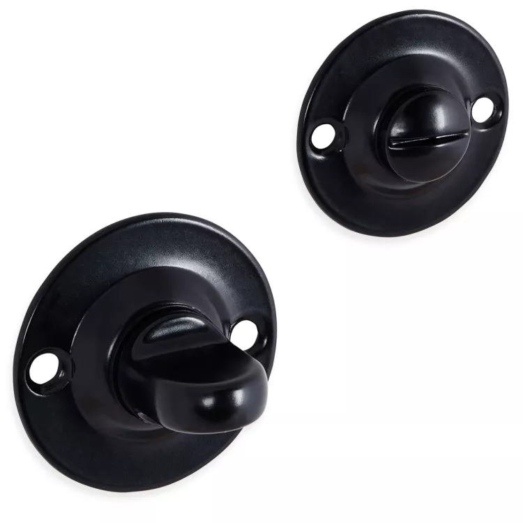 Mazovia rozet set - WC - rond- mat zwart