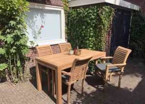 Teak tuinstel Verona | Puurteak - Puurteak tuinmeubelen