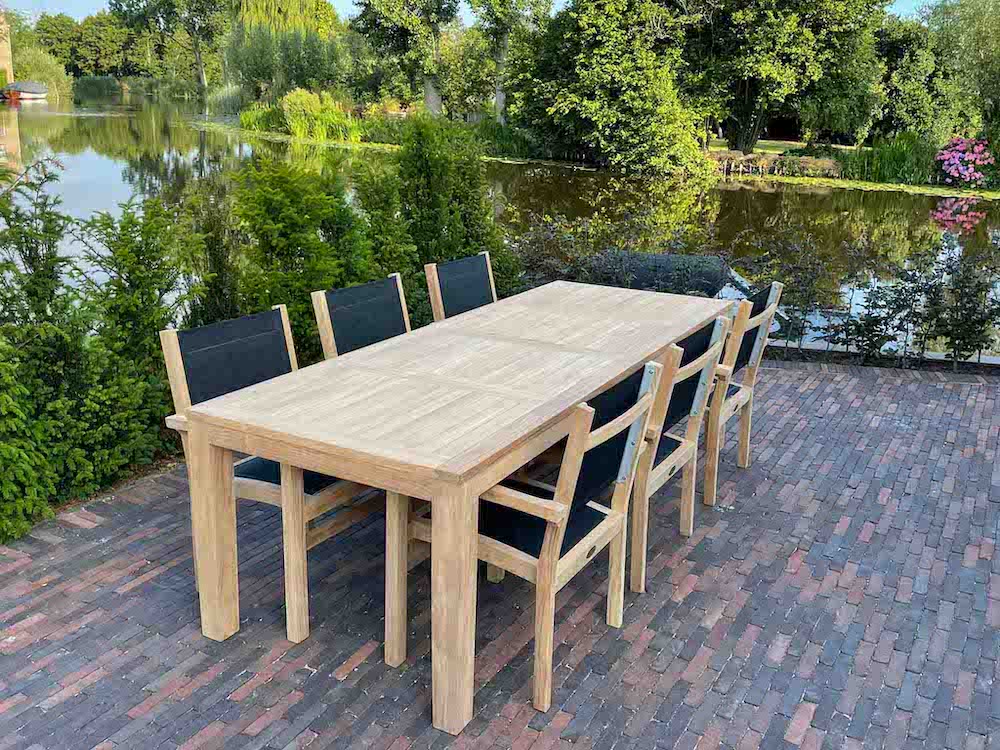 Lange teak tuintafel | Puurteak