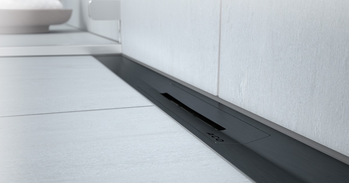 ShowerDrain S+ met PVD-coating | Aco