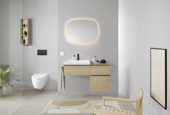 Verrijk je dagelijkse beauty routine met deze trendy badkamerspiegels - Geberit