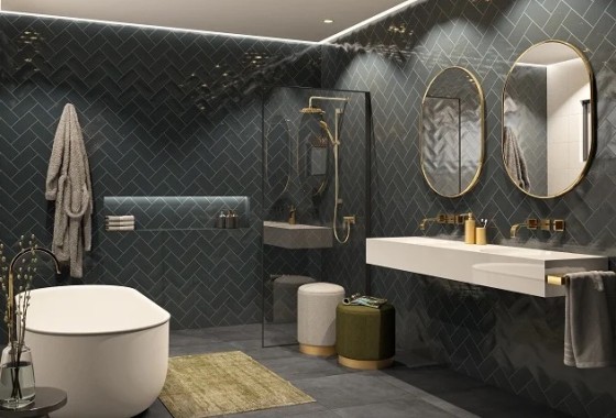 6 x tegels in de badkamer - Motto by Mosa