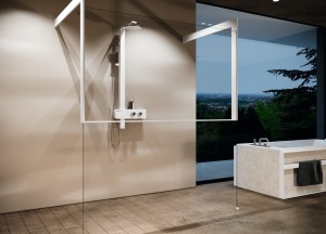 Kuadra HF douchewand | Novellini - Novellini