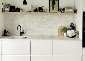 Zellige Blanc Paisson Echelles | Designtegels.nl