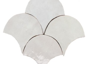 Zellige Blanc Paisson Echelles | Designtegels.nl