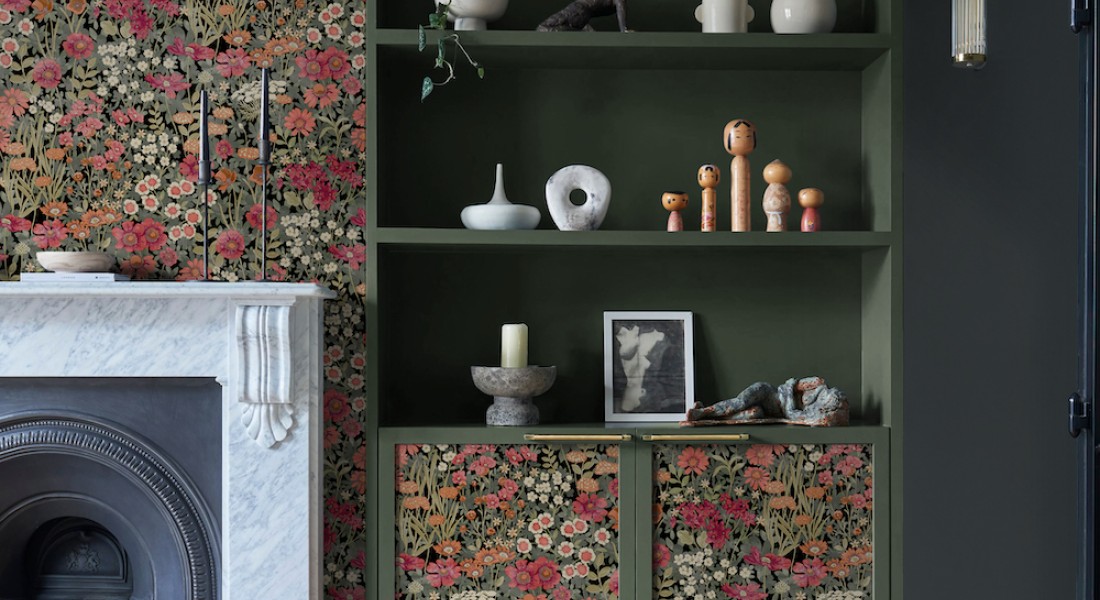 Bloemetjesbehang is terug van weggeweest. En hoe!