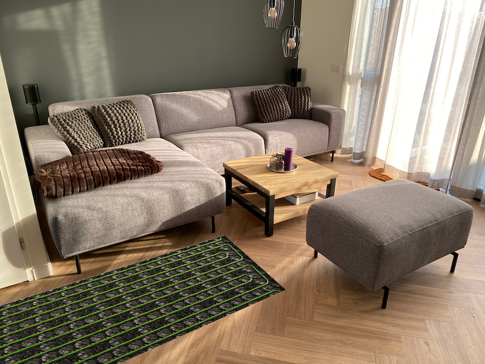 Energiezuinige vloerverwarming zonder frezen | WARP