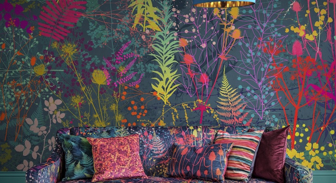 Dit spetterende behang maakt iedereen vrolijk