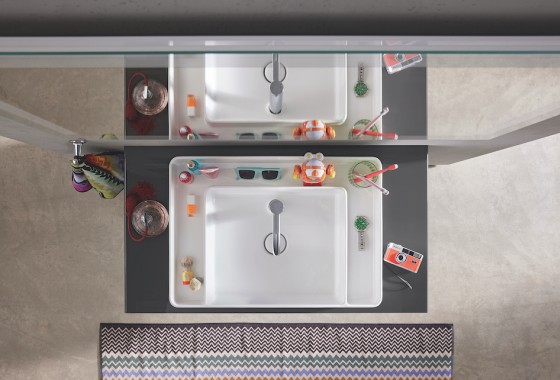 Met de Bento Starck Box geef je jouw badkamer structuur - Duravit