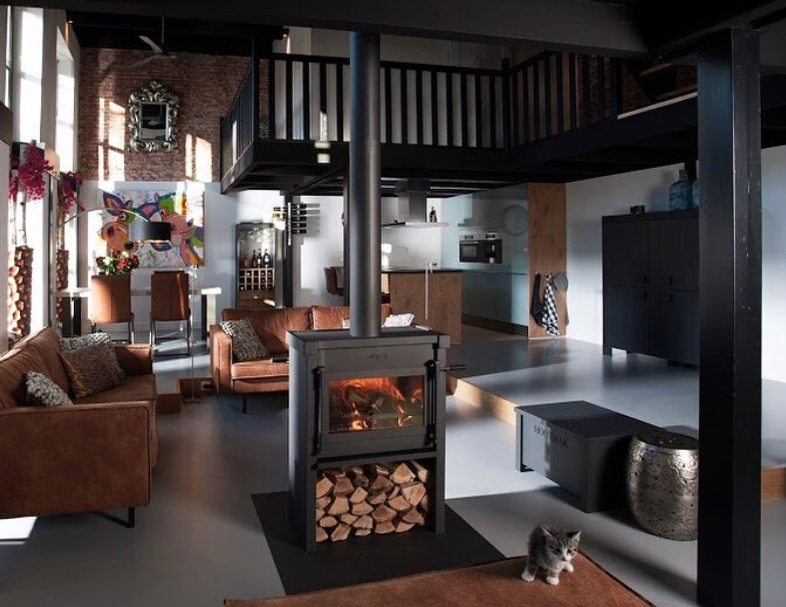 Vrijstaande tunnel kachel | JAcobus