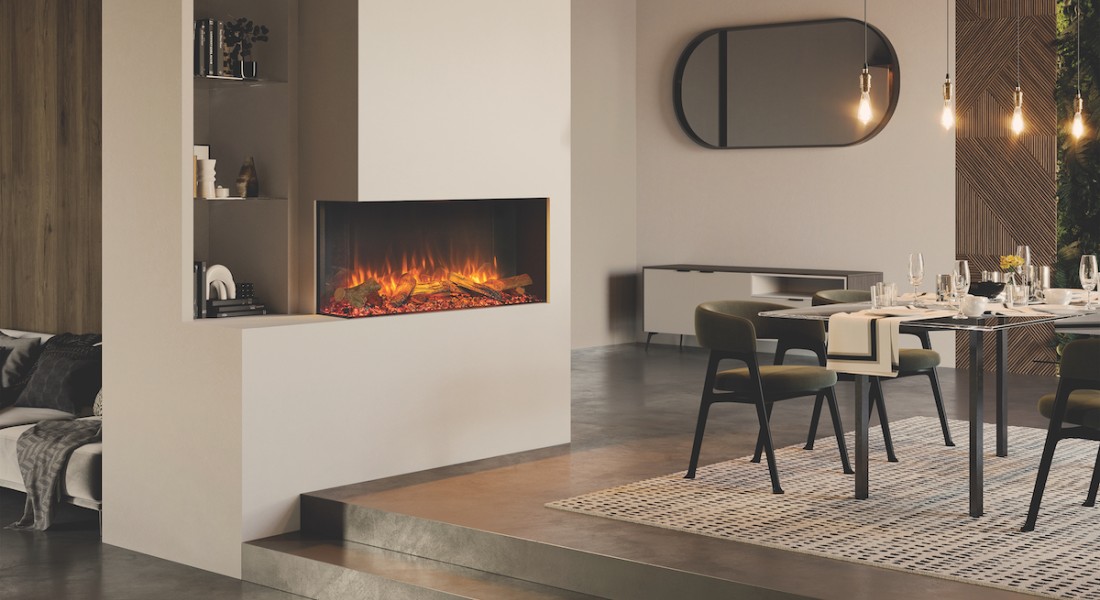 Zo realistisch is het vuur van een elektrische haard