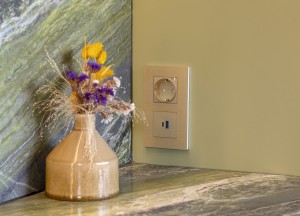 Messing schakelmateriaal van Niko