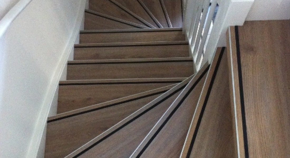 Trapsysteem voor PVC vloeren