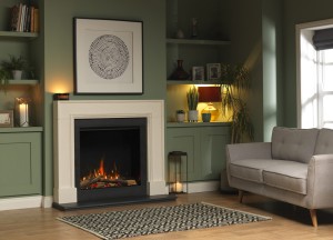 Elektrische haard 75E Solus | Trimline Fires - Trimline Fires