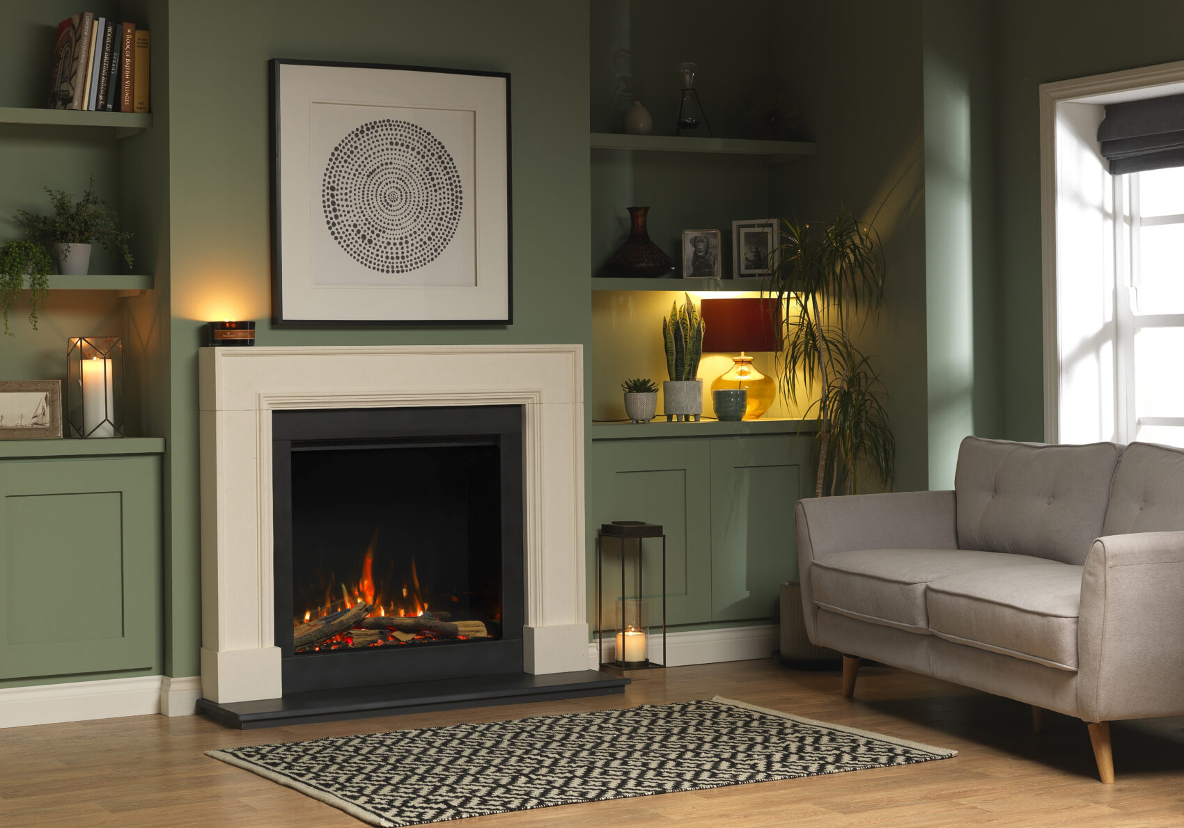 Elektrische haard 75E Solus | Trimline Fires