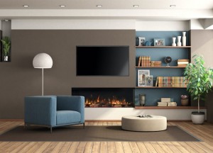 Elektrische haard 130E Solus | Trimline Fires