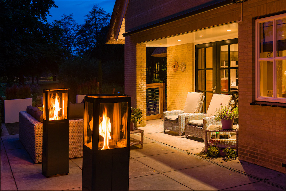 Pellet terraskachel | Bluesolid