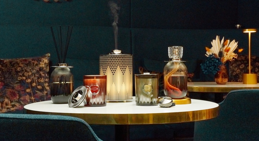 Geurende glaskunst voor in huis