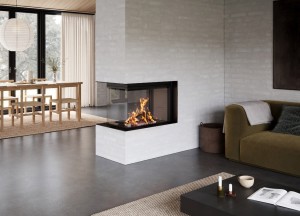 VISIO 3:1 UNIQ liftdeurhaard hout | Attika - Attika