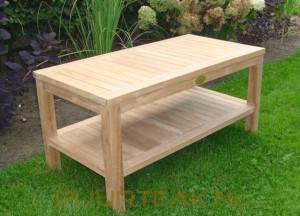 Teak bijzettafel Roma | Puurteak - Puurteak tuinmeubelen