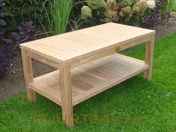 Teak bijzettafel Roma | Puurteak