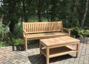 Teak bijzettafel Roma | Puurteak