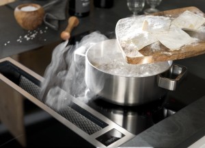 BORA afzuiging in het werkblad - Miele