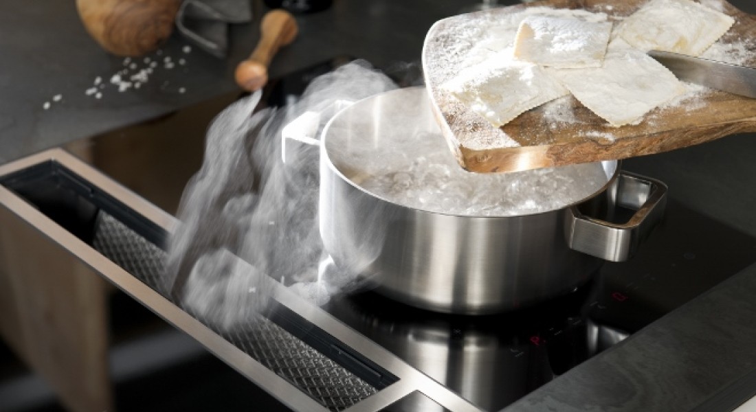 BORA afzuiging in het werkblad