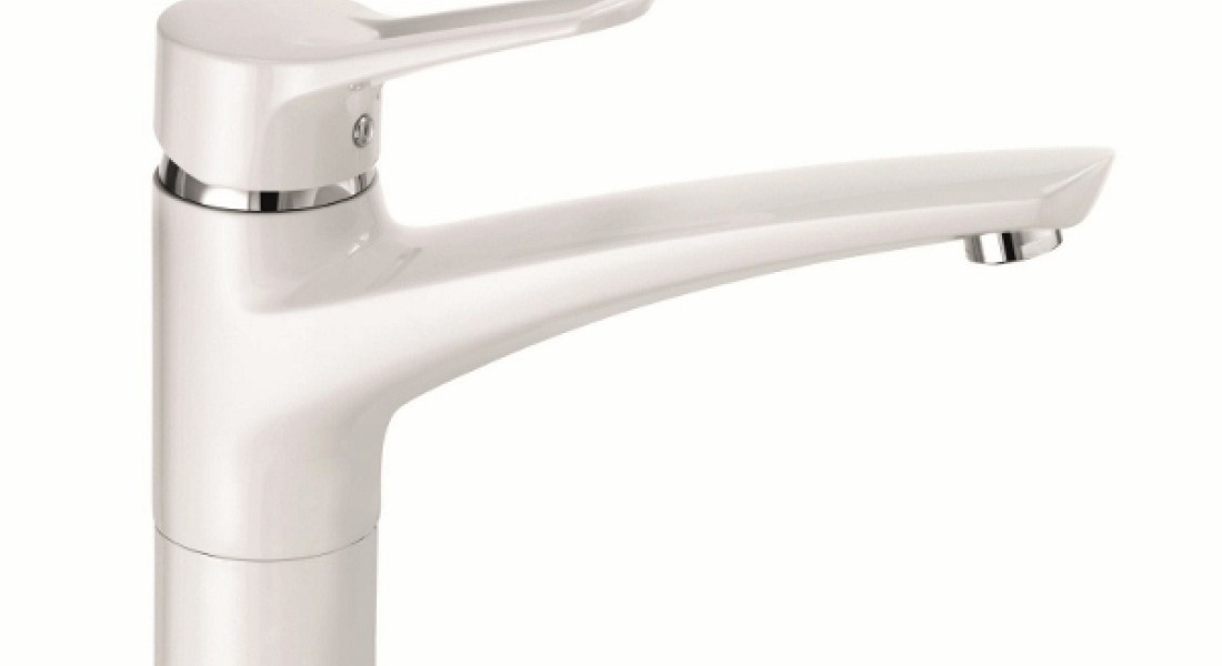 Kludi MX keukenkraan mokka & wit