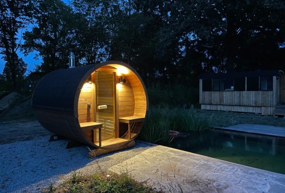Houtgestookte Barrel sauna | Hottub Select - Hottub Select