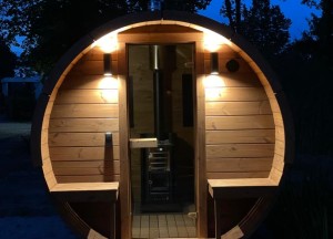 Houtgestookte Barrel sauna | Hottub Select