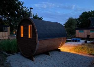 Houtgestookte Barrel sauna | Hottub Select