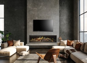 Kalfire E-one 160 en 190 | Holografische sfeerhaarden - Kalfire Fireplaces