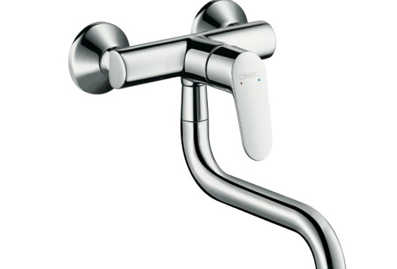 Sterk en gebruiksvriendelijk: wandmengkraan Focus - Hansgrohe