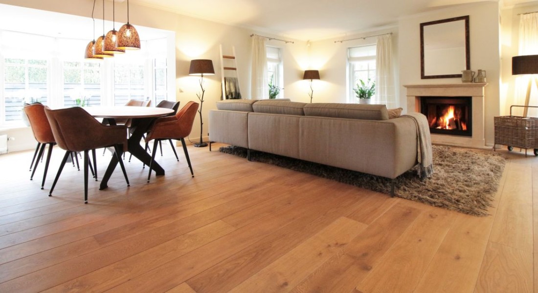 Renovatie van parketvloer