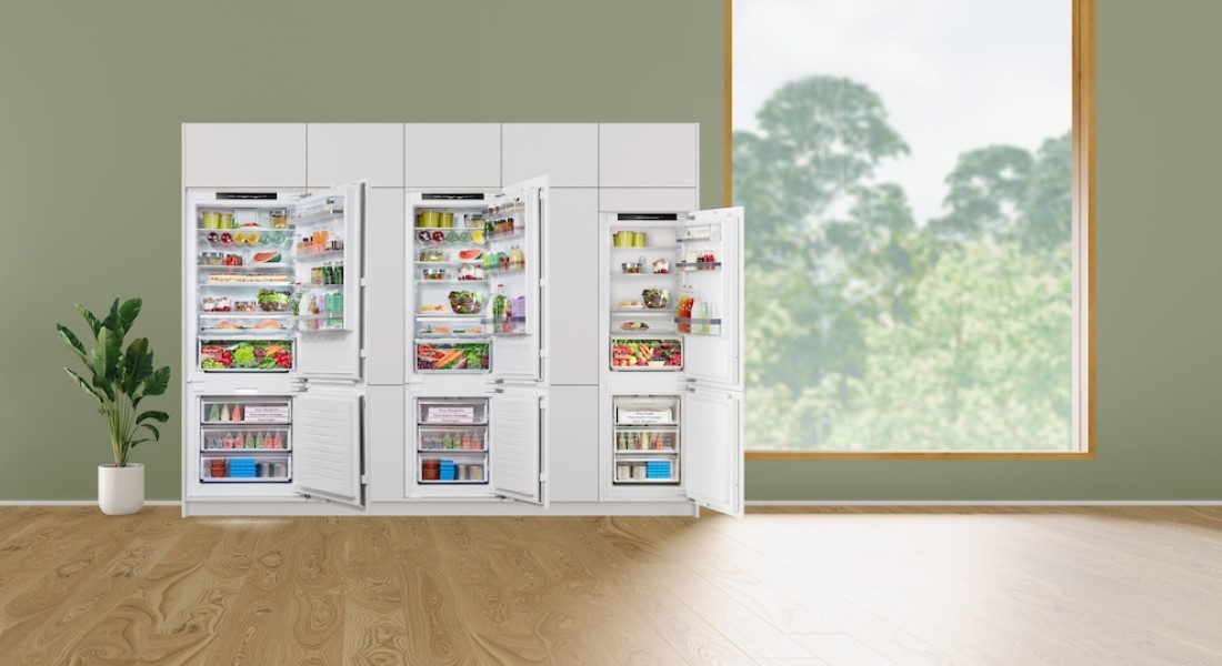 Nog meer ruimte in de XXL koel-vriescombinaties van Bosch