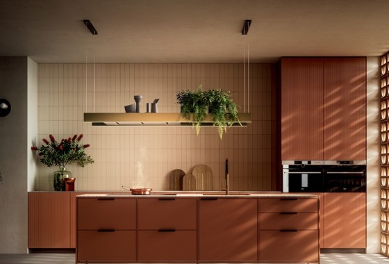 Elegante afzuiging boven het kookeiland - Falmec