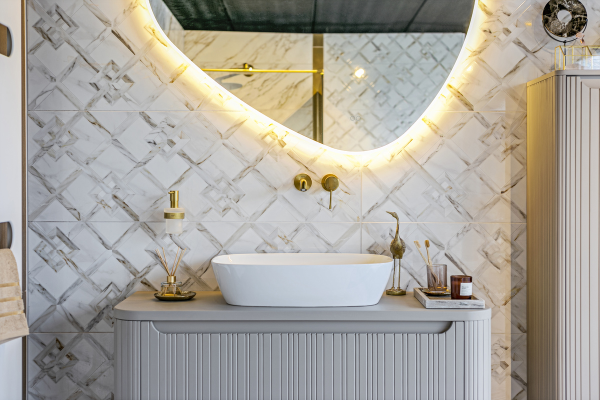 Marmer chique stijlbadkamer | mijn bad in stijl