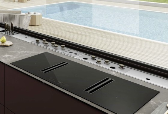 Kookplaat met afzuiging van Senza Nome - Senza Nome