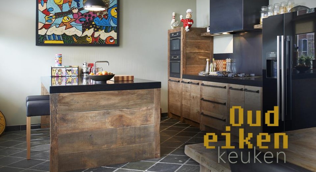 RestyleXL oud eiken keuken