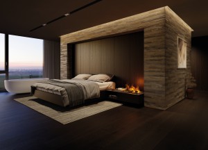 Geen schoorsteen maar toch een haard - Attika