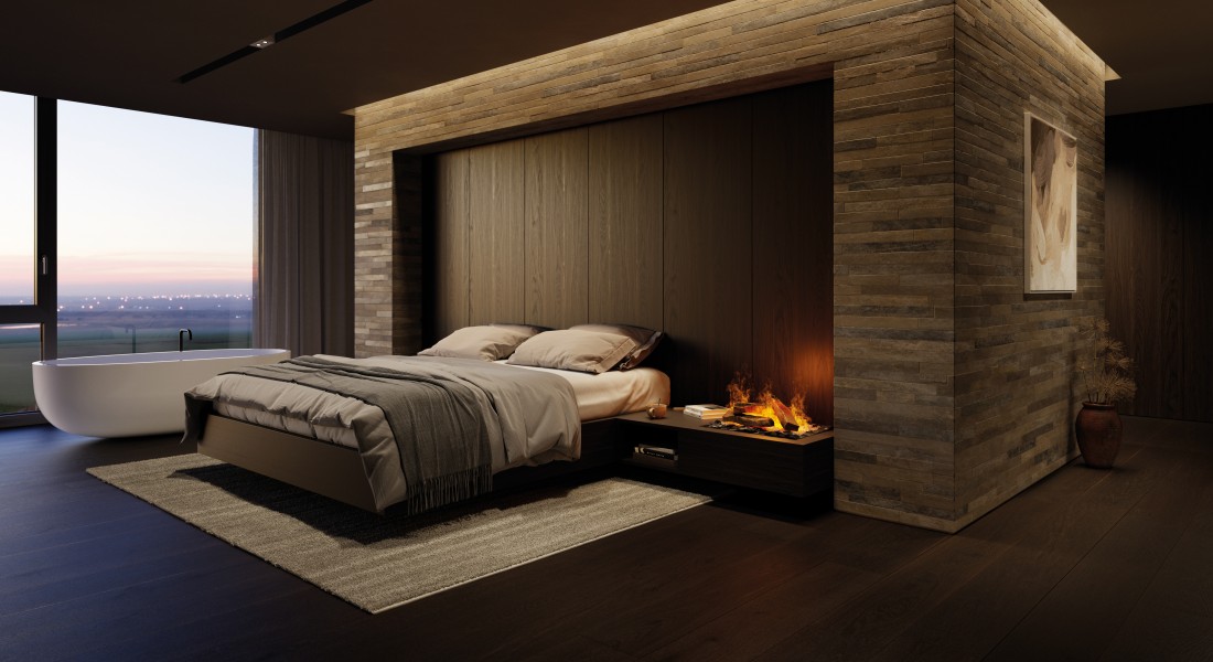 Geen schoorsteen maar toch een haard