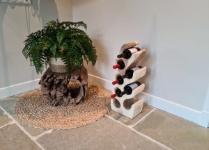 Teakhouten wijnrek | Puurteak - Puurteak