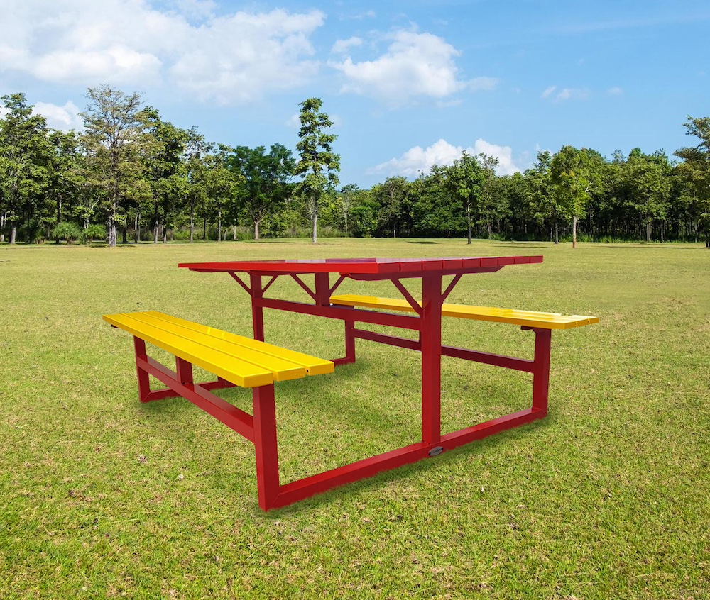 Stalen picknick tafel | InGarden