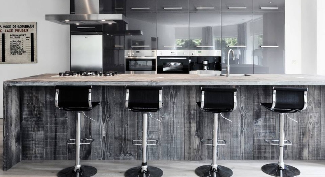 Houten - barnwood - kookeiland RestyleXL