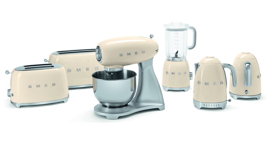 Smeg keukenapparatuur in jaren 50 stijl