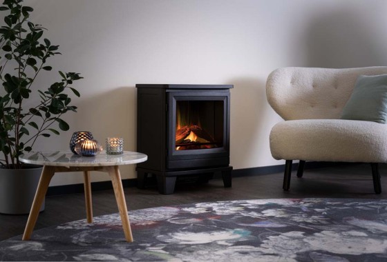 Elektrische kachels: sfeervuur mét verwarming - Trimline Fires