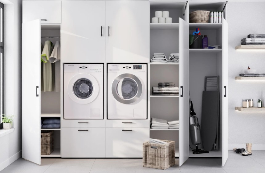 WASMACHINE KASTEN DIE PASSEN IN ELKE RUIMTE